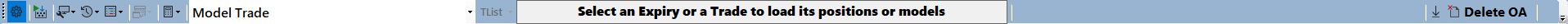 Options Analysis Toolstrip